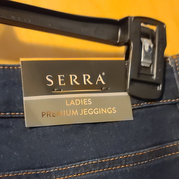 Serra Women's Blue Jeans Jeggings - Picture 3 of 5